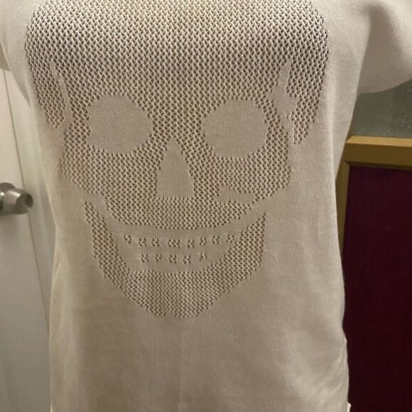 Scull cashmere sleeve less top, XS - Picture 3 of 7